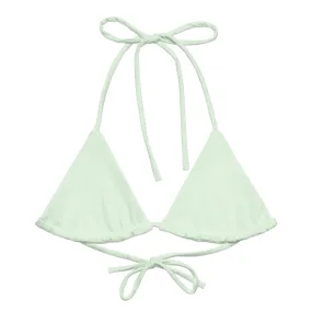 TRIANGLE STRING BIKINI TOP ECO - HONEYDEW