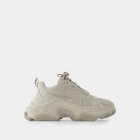 Triple S Sneakers - Balenciaga - Synthetic - Beige