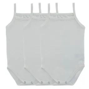 UnderNoggi White Bamboo Baby Undershirt- Boy