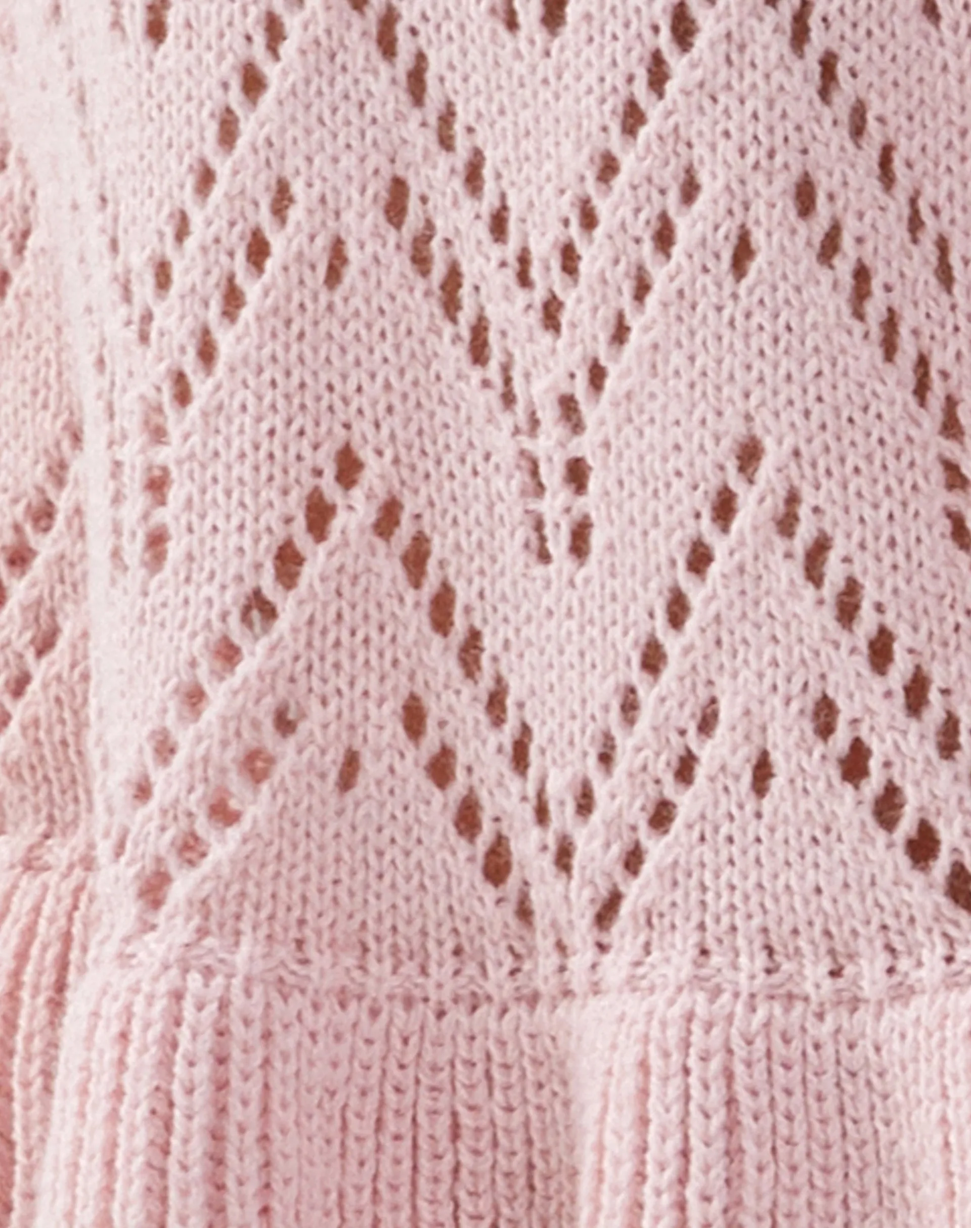 Vella Cardigan in Knitted Pink