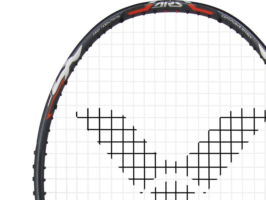 Victor AuraSpeed 100X Enhanced Badminton Racket (Unstrung) - Grey/White