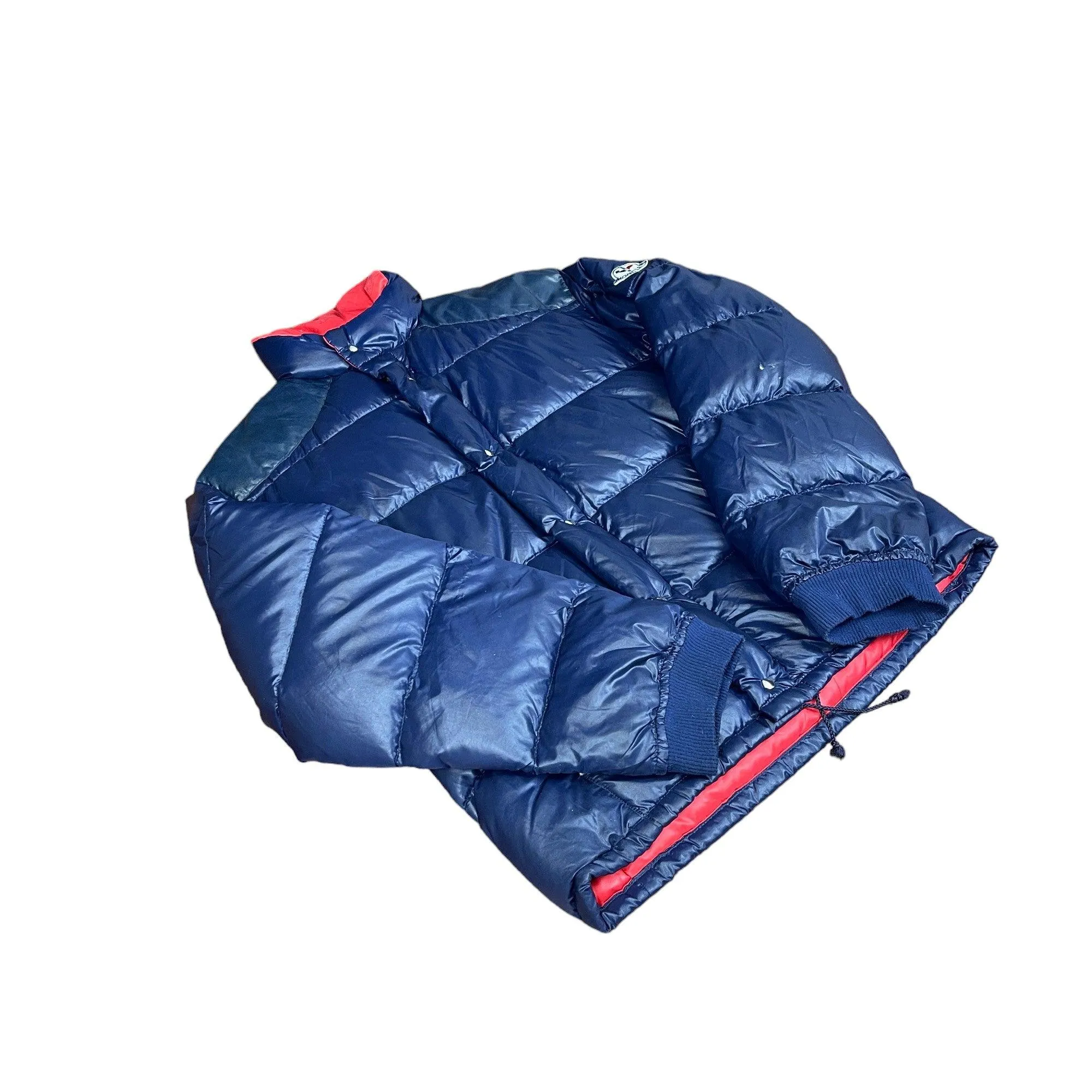 Vintage 90s Navy Blue Moncler Puffer Coat - Medium