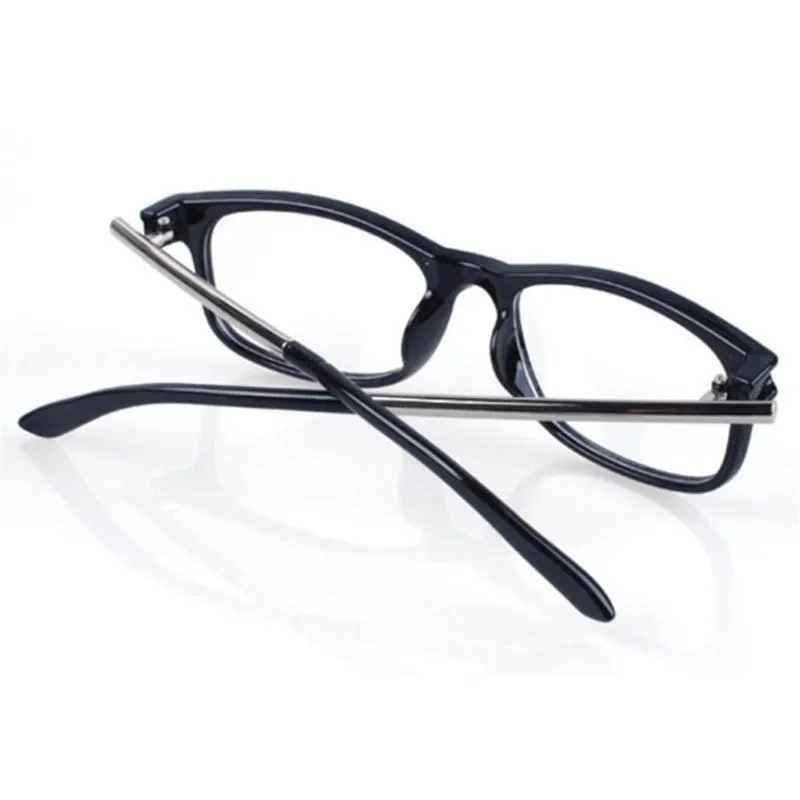 Vintage Mens Womens Clear Lens Eyewear Plastic Round Frame Nerd Geek Glasses Eyeglasses SM6