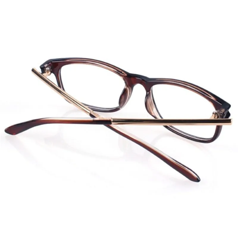 Vintage Mens Womens Clear Lens Eyewear Plastic Round Frame Nerd Geek Glasses Eyeglasses SM6