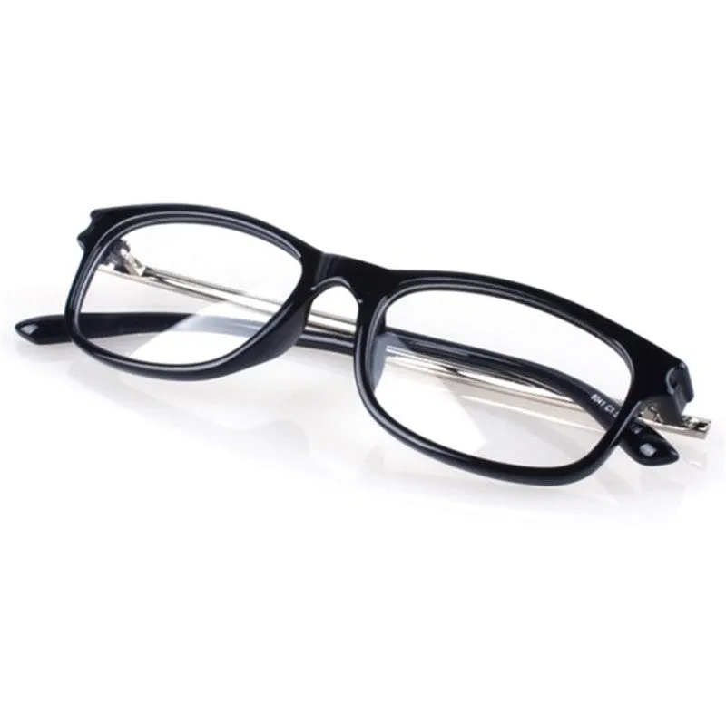 Vintage Mens Womens Clear Lens Eyewear Plastic Round Frame Nerd Geek Glasses Eyeglasses SM6