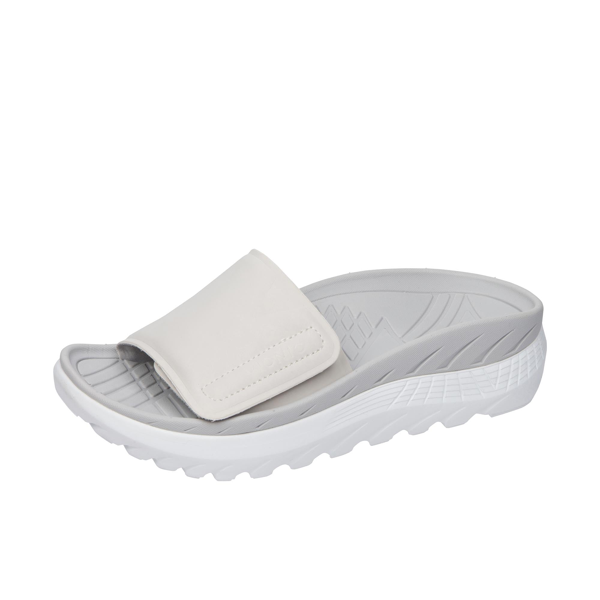 Vionic Womens Rejuvenate Recovery Sandal White Vapor