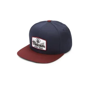 Volcom Cresticle Crimson Navy Trucker Hat