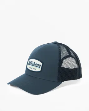 Walled Trucker Hat - Washed Blue