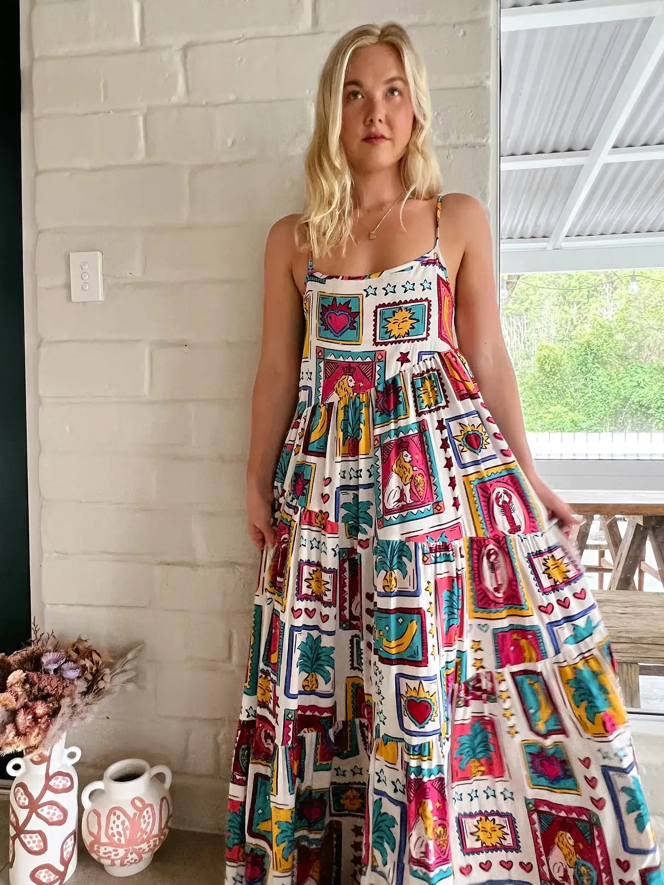 Winona Maxi Dress Alice print