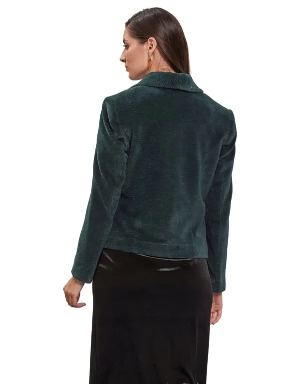 Women Coat Green Color