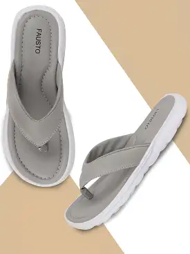 Women Grey Slippers & Flip Flops