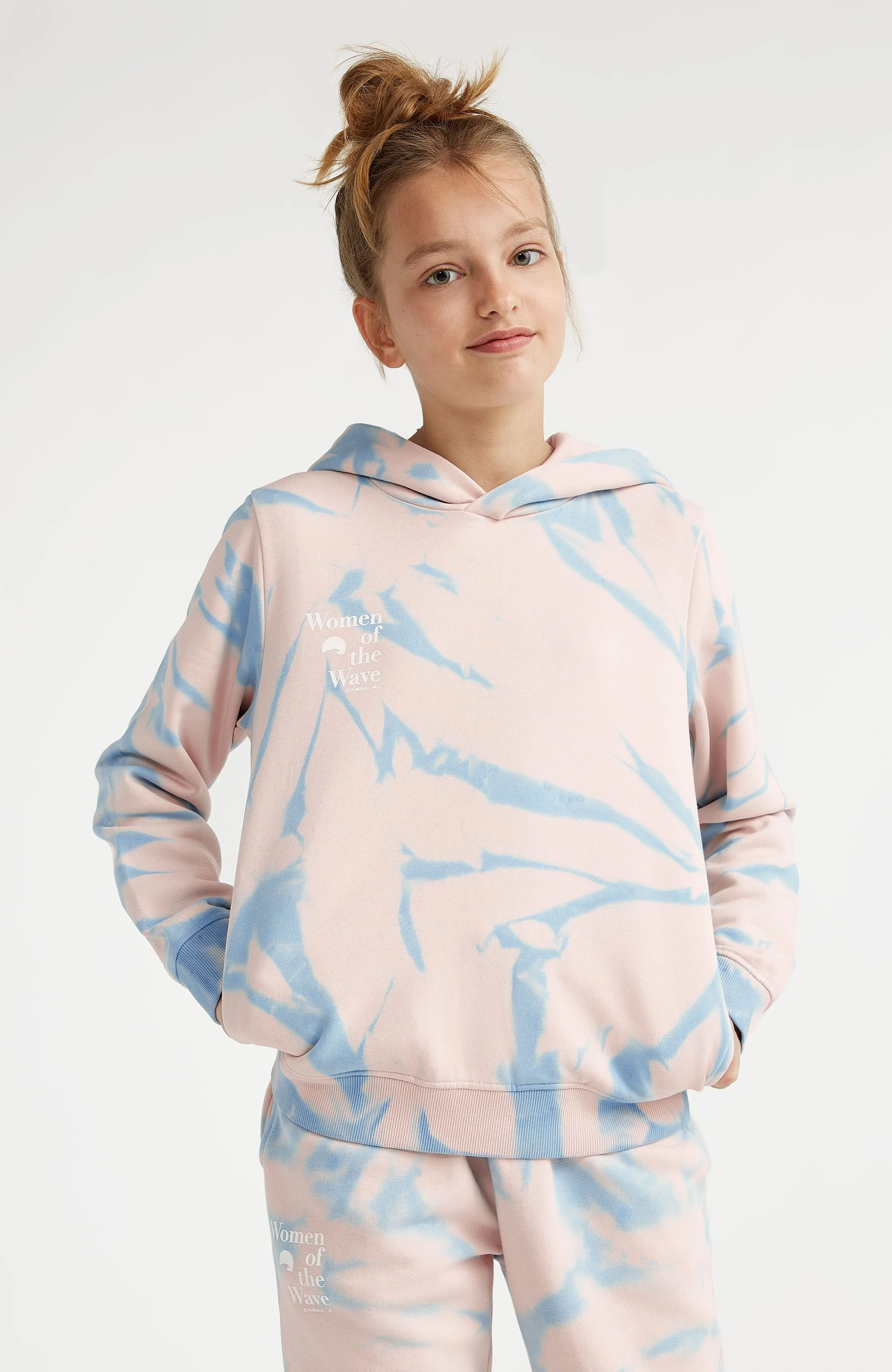 Women of the Wave Hoodie | Pink Tie Dye