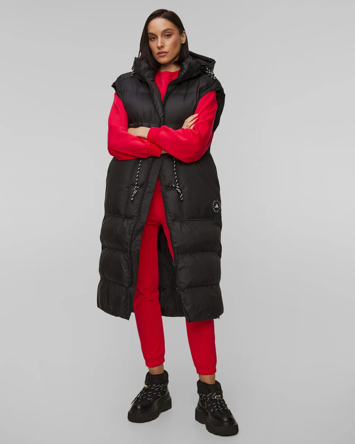 Women's coat Adidas by Stella McCartney Long puffa IX3081-black