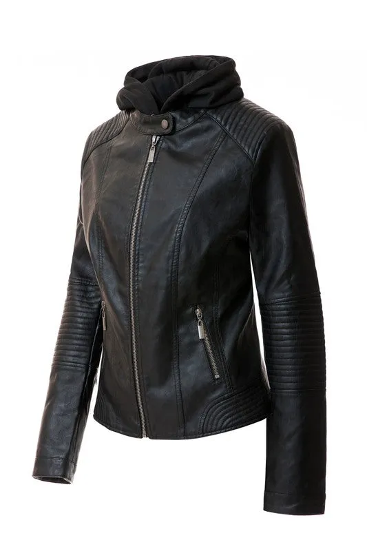 Women's Faux Leather Jacket