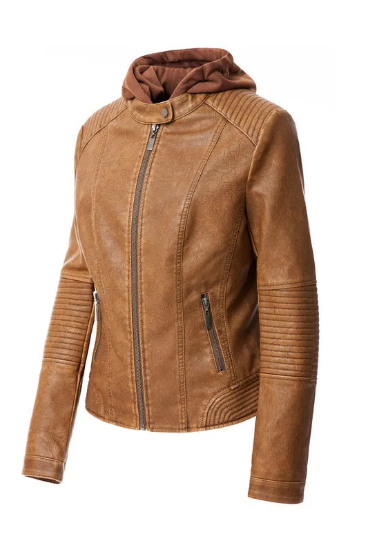 Women's Faux Leather Jacket