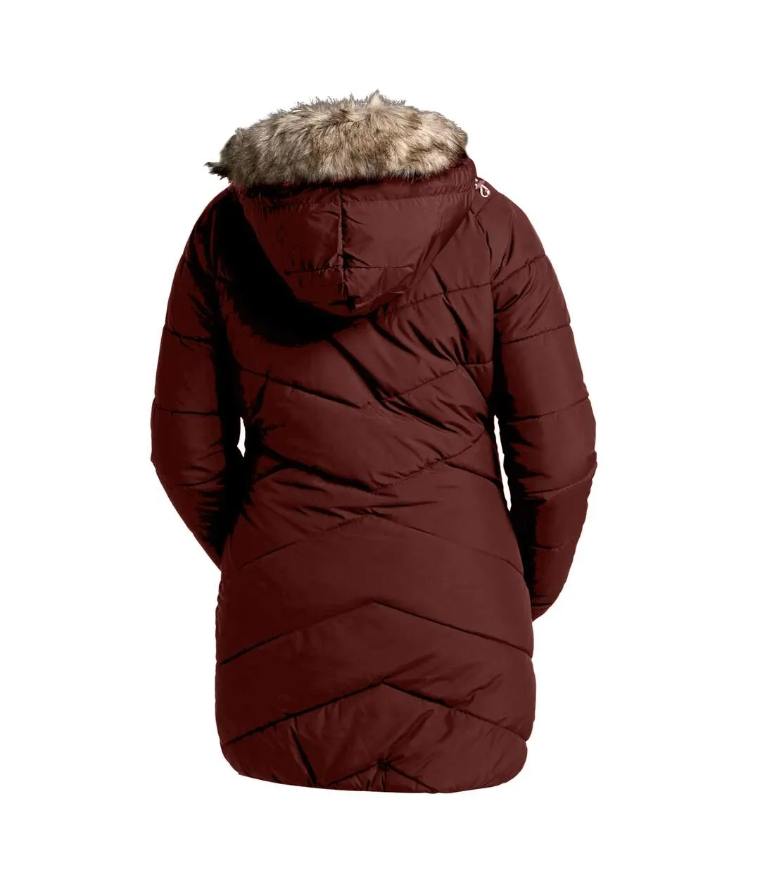 Womens/ladies lisby padded jacket deep garnet Craghoppers