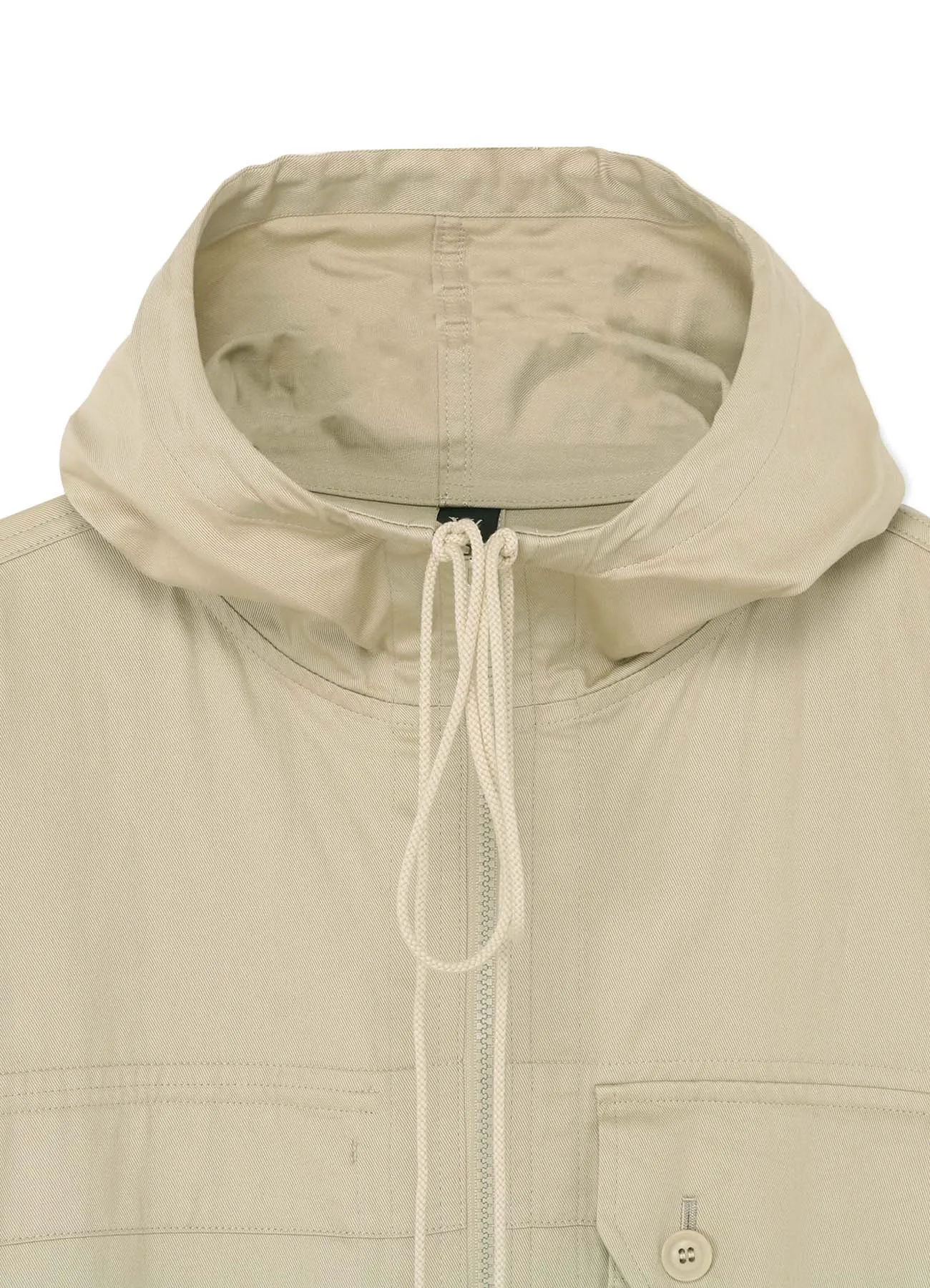 [Y's BORN PRODUCT] COTTON TWILL HOODED COAT